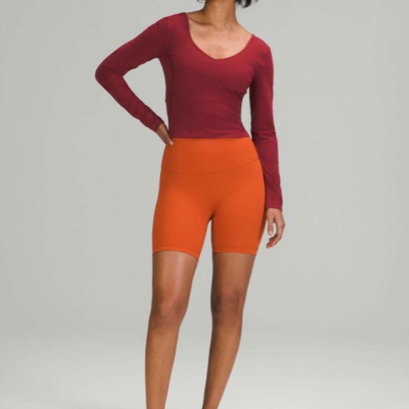 Lululemon Align Long Sleeve Shirt Mulled Wine Size 6 - Picture 1 of 5